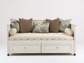 Canapé lit - Bois - 202 x 96 x 91 cm - Blanc - Style classique